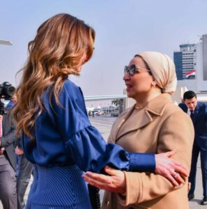 زيارة الملكة رانيا ملكة المملكة الأردنية الهاشمية