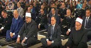 وزير الأوقاف خلال خطبة الجمعة من مسجد الشرطة