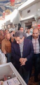 محافظ الغربية ورئيس مدينة السنطة يفتتحان معرض أهلا رمضان 
