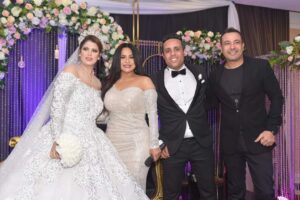 بالصور...الصحفي موسي صبري وياسمين محسن يحتفلان بحفل الزفاف بحضور جنات واشرف ذكي وهدي 