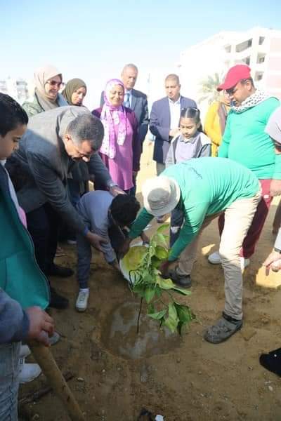 محافظة السويس تستقبل 100 ألف شجرة ضمن المبادرة الرئاسية ١٠٠ مليون شجرة