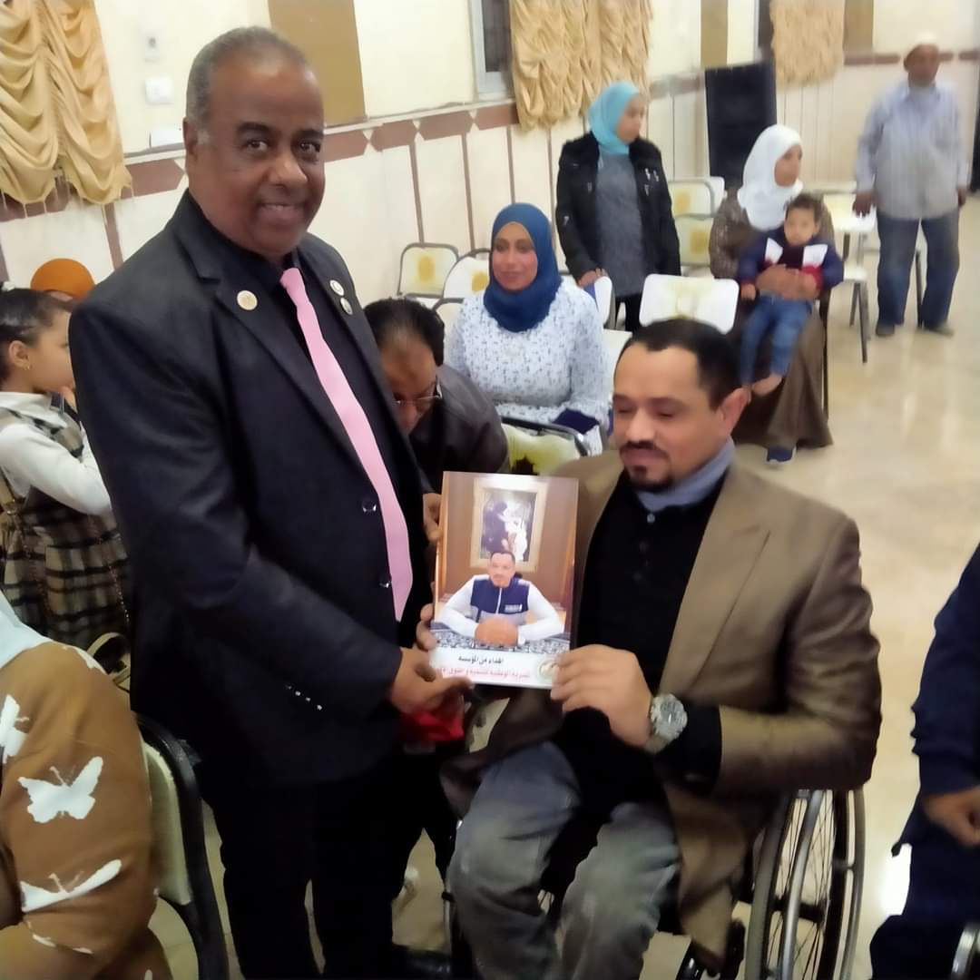 إحتفالية تكريم ذوى الهمم من قبل المؤسسة المصرية الوطنية للتنمية وحقوق الانسان 