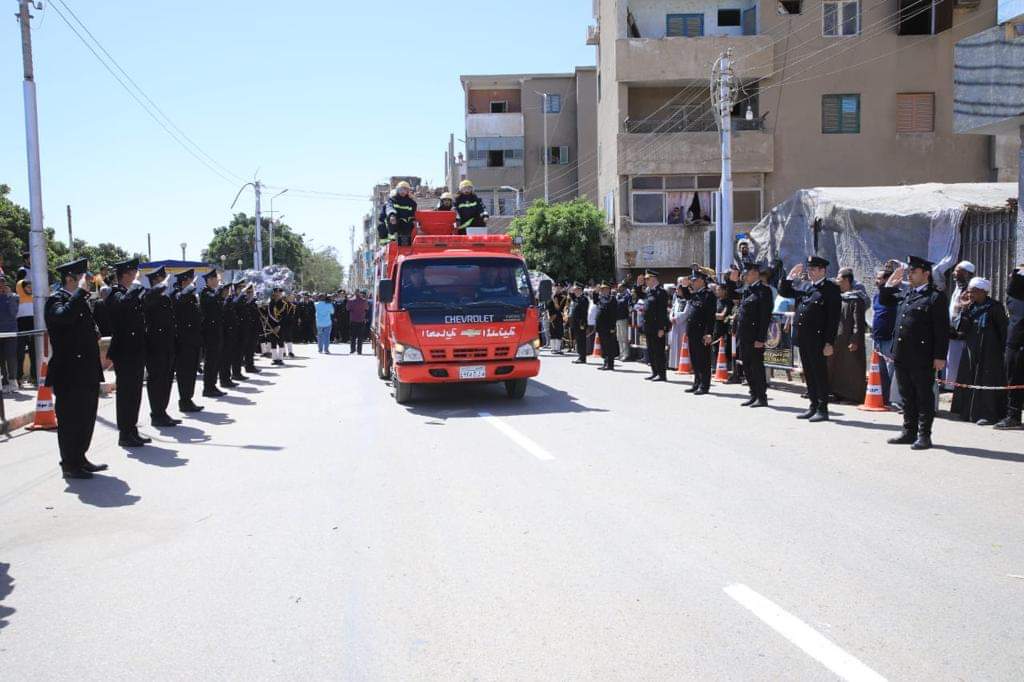 محافظ سوهاج يتقدم الجنازة العسكرية للواء "مدحت عبد الرحيم" مدير أمن بورسعيد
