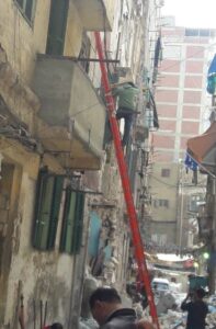 محافظ الإسكندرية: إزالة الأجزاء الخطرة لعقارين بنطاق حي وسط