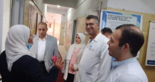 "جمال سلامة" مرور مدير الفرع على معهد التمريض ومستشفى النيل بشبرا