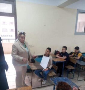 " سماح إبراهيم " تتفقد لجان سير الامتحانات بمدارس إدارة قليوب التعليمية