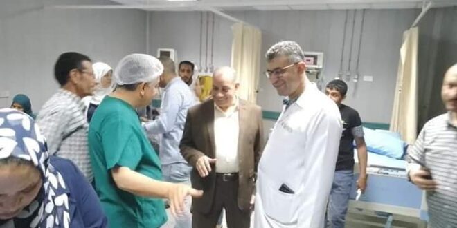 " جمال سلامة "افتتاح قسم الرعايه الجراحيه (مابعد الجراحه) بمستشفى النيل للتأمين الصحي