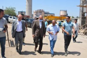 محافظ القليوبية يتفقد أعمال إنشاء مبنى الإدارة الزراعية وموقف السيارات بمدينة كفر شكر