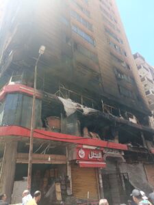 السيطرة على حريق هائل نشب بمنزل بشارع القاهرة بالاسكندرية