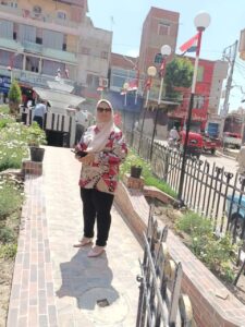 رئيس مدينة السنطة تقود حملة نظافة وتجميل شاملة