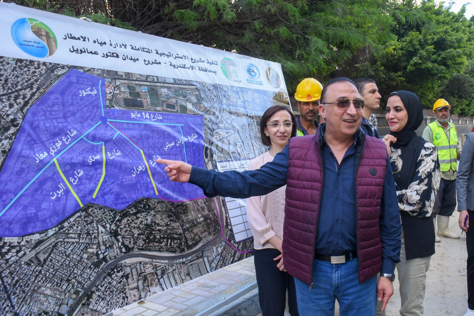 محافظ الإسكندرية استكمال مشروعات المرحلة الأولى من الإستراتيجية المتكاملة لإدارة مياه الأمطار بالثغر 
