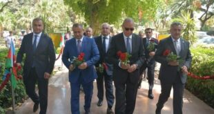 الهجان" يستقبل سفير أذربيجان ومحافظ أبشرون بحديقة الصداقة المصرية الأذربيجانية بمدينة القناطر الخيرية
