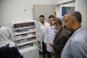 رحمي يشهد التشغيل التجريبي لمستشفى حميات المحلة بعد التطوير