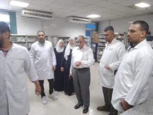جمال سلامة" متابعة اول ايام العيد مرور على مستشفى النيل للاطمئنان على المرضى الموجودين