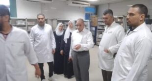 جمال سلامة" متابعة اول ايام العيد مرور على مستشفى النيل للاطمئنان على المرضى الموجودين