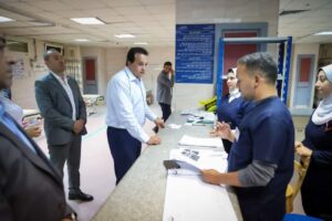 وزير الصحة يجري زيارة مفاجئة لمستشفى وادي النطرون التخصصي بمحافظة البحيرة