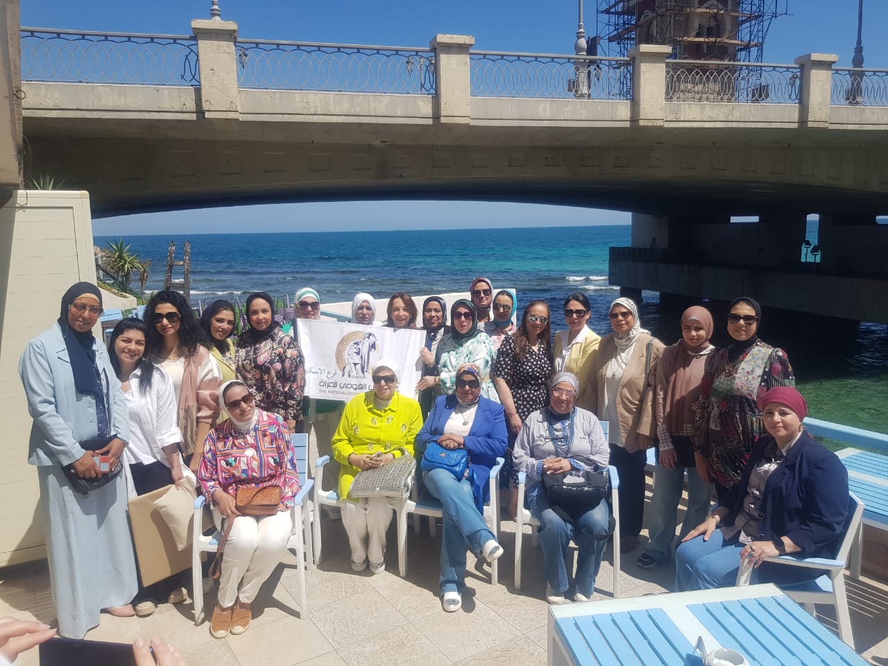 المجلس القومي للمرأة بالاسكندريه و مبادرة  ندوة في رحله 