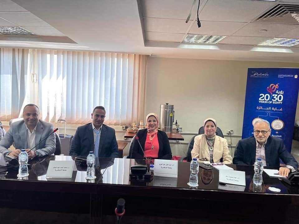 فريق إدارة جوائز التميز الداخلية بجامعة الإسكندرية