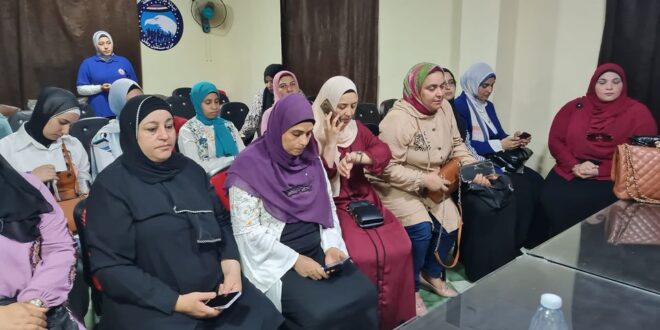 أمانة المرأة بمستقبل وطن بالسنطة تنظم ندوة بعنوان 100 يوم صحه