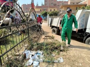 رئيس مدينة السنطة تتفقد حديقة الطفل بعد تطويرها وتجديدها