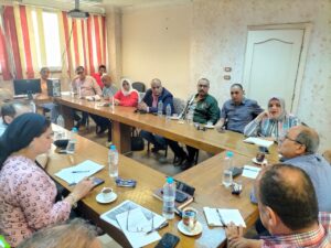 استجابة لشكاوي المواطنين اجتماع المجتمع المدني مع رئيس شركة المياة بالإسكندرية