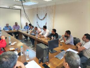 استجابة لشكاوي المواطنين اجتماع المجتمع المدني مع رئيس شركة المياة بالإسكندرية