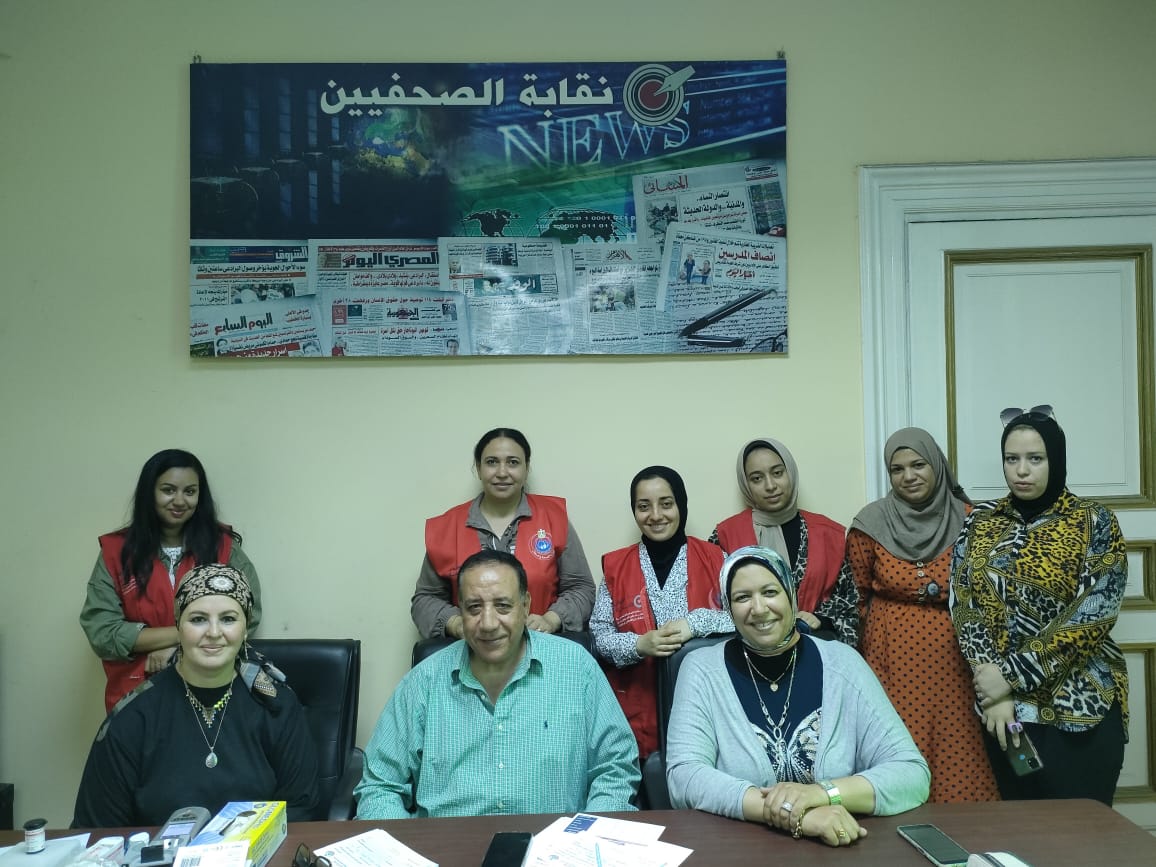 مبادرة 100 يوم صحة بنقابة الصحفيين بالإسكندرية