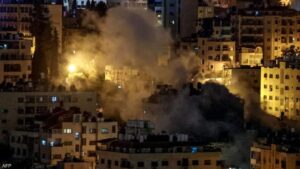 تفجير منزل عائلة فلسطينى نفذ هجوما الجيش الإسرائيلى