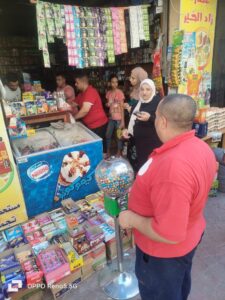 حملة مكبرة  لتفتيش على المحلات بحي غرب الإسكندرية 