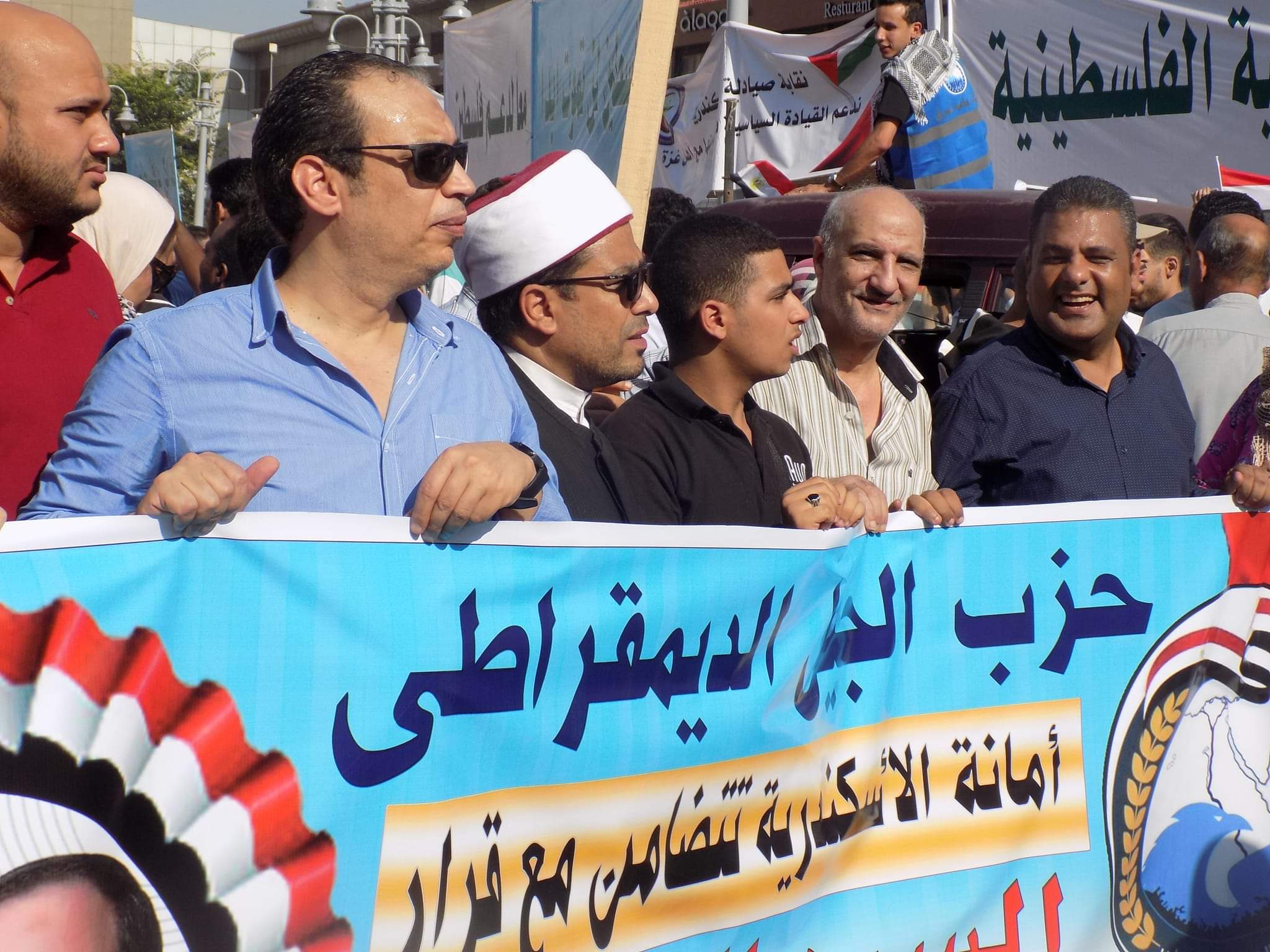 حزب الجيل يحشد أعضائه لدعم القضية الفلسطينية وقرارات السيسي بالإسكندرية