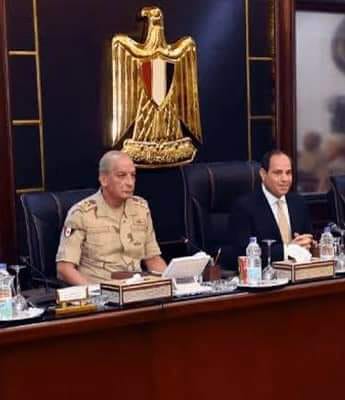 الرئيس عبد الفتاح السيسي يرأس اجتماع مجلس الأمن القومي 