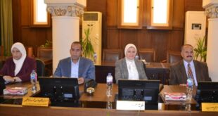 الدكتور هشام سعيد يستعرض تقريرًا حول واقع البحث العلمي بجامعة الإسكندرية 