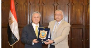 استقبال سفير جمهورية كوريا الجنوبية بجامعة الإسكندرية