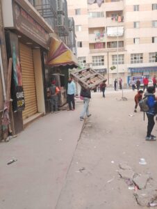 حملة مكبرة للتفتيش على المحلات بحي غرب الإسكندرية 

