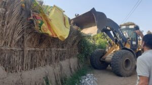 إزالة عدد 6 حالات تعد على الأراضي الزراعية بمركز أبشواي