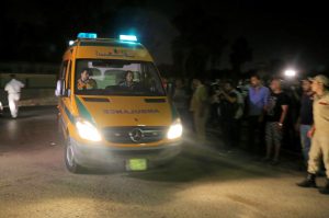 أصابه 6 أشخاص جراء حادث انقلاب سيارة ربع نقل بالطريق الزراعي أمام قرية الفقي