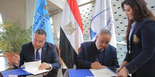 توقع إتفاقية تعاون بين مكتبة الإسكندرية و جامعة الإسكندرية