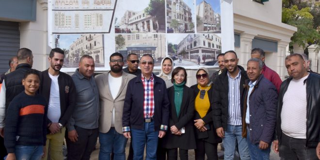 محافظ الإسكندرية يتفقد أعمال تطوير ورفع كفاءة شارع النبي دانيال