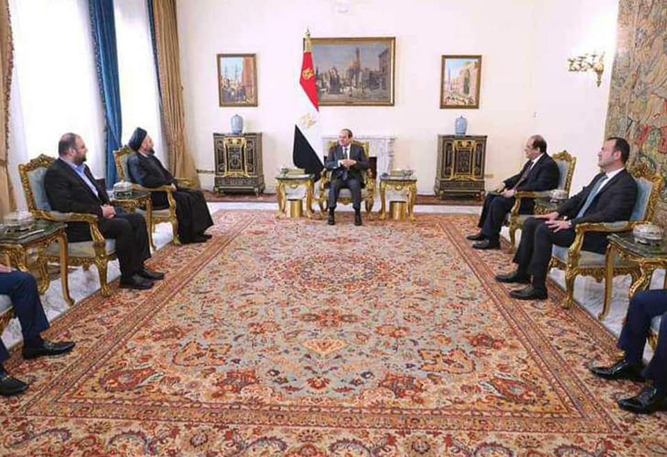 الرئيس السيسي يستقبل وفدا عراقيا للتباحث حول أمن واستقرار المنطقة