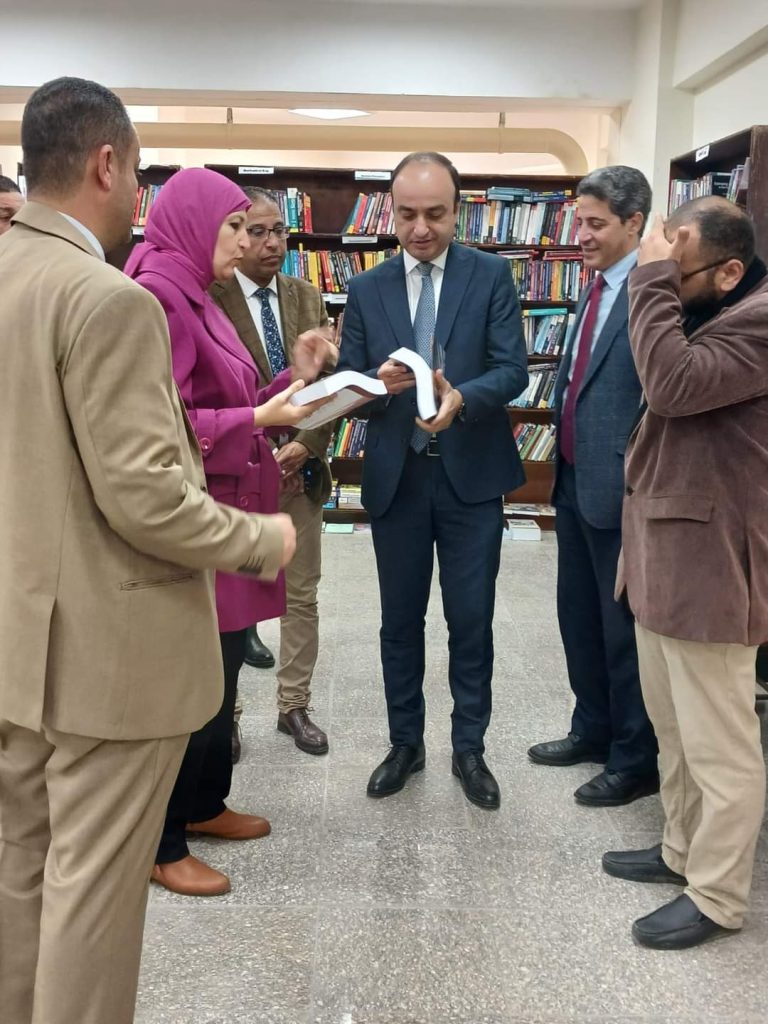  إفتتاح معرض الكتاب للكتب الهندسية بكلية الهندسة جامعة الإسكندرية.