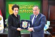 رئيس جامعة الإسكندرية يستقبل سفيرة دولة قبرص