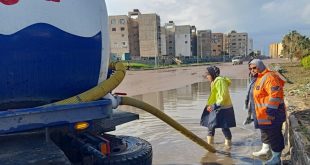 محافظة الإسكندرية استمرار متابعة تصريف مياه الأمطار بجميع المناطق الساخنة