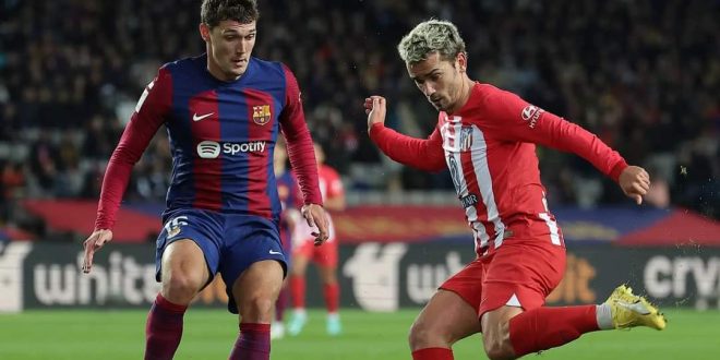 تشكيل مباراة برشلونة ضد أتلتيكو مدريد بالجولة 29 في الدوري الإسباني