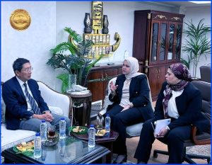 لقاء رئيس مصلحة الضرائب المصرية مع سفير دولة سنغافورة بمصر