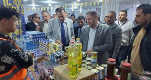 السكرتير العام المساعد يفتتح معرض "أهلا رمضان" للسلع الغذائية بأبوالمطامير. 