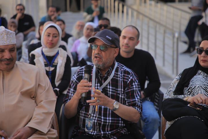 مهرجان الفيلم القصيراحمد فايز بالمتحف الروماني اليوناني