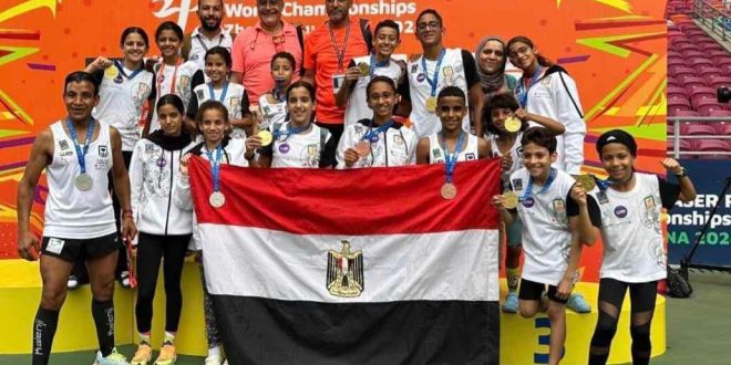 منتخب مصر يتوج بـ 14 ميدالية ببطولة العالم لليزر – رن بالصين