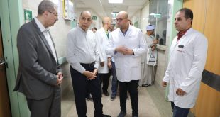 محافظ المنيا يتفقد أقسام مستشفى ملوى التخصصى ويشدد على اعمال النظافة وتقديم افضل الخدمات العلاجية للمرضى