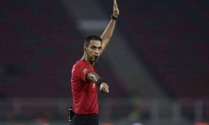 أمين عمر حكمًا لـ مباراة الأهلي والبنك في دوري Nile