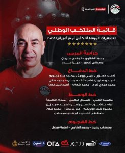 "ثلاثي حراس الأهلي".. قائمة منتخب مصر لمواجهتي تصفيات لمعسكر تصفيات كأس أمم إفريقيا 2025